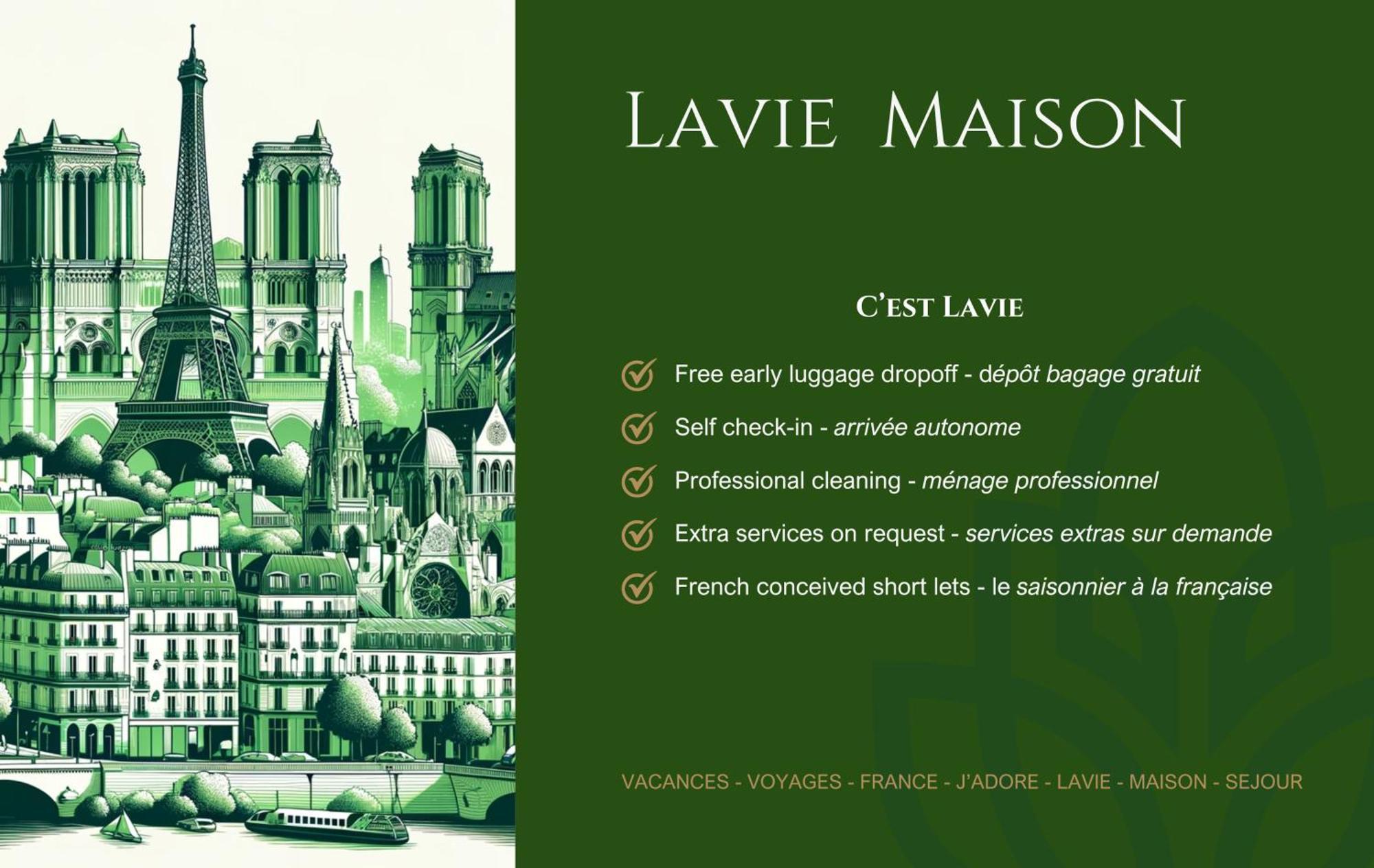 Lavie Maison Balneo Garden Flat Burdeos Exterior foto